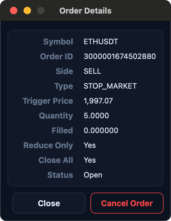Orders, tracking, and review
